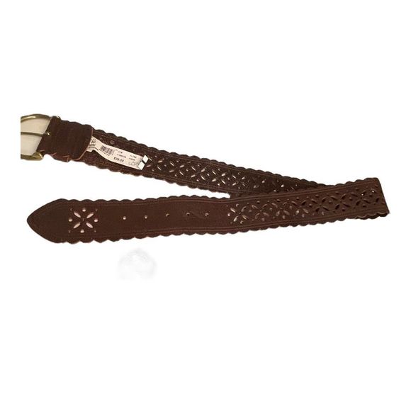 Beautiful Leather Belt with Laser Cut Pattern - Picture 6 of 9